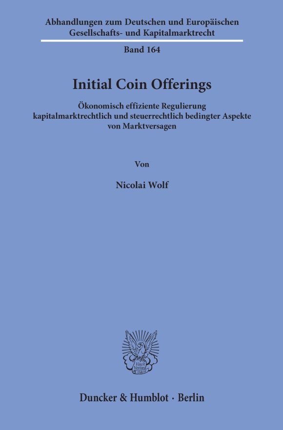 Cover Initial Coin Offerings