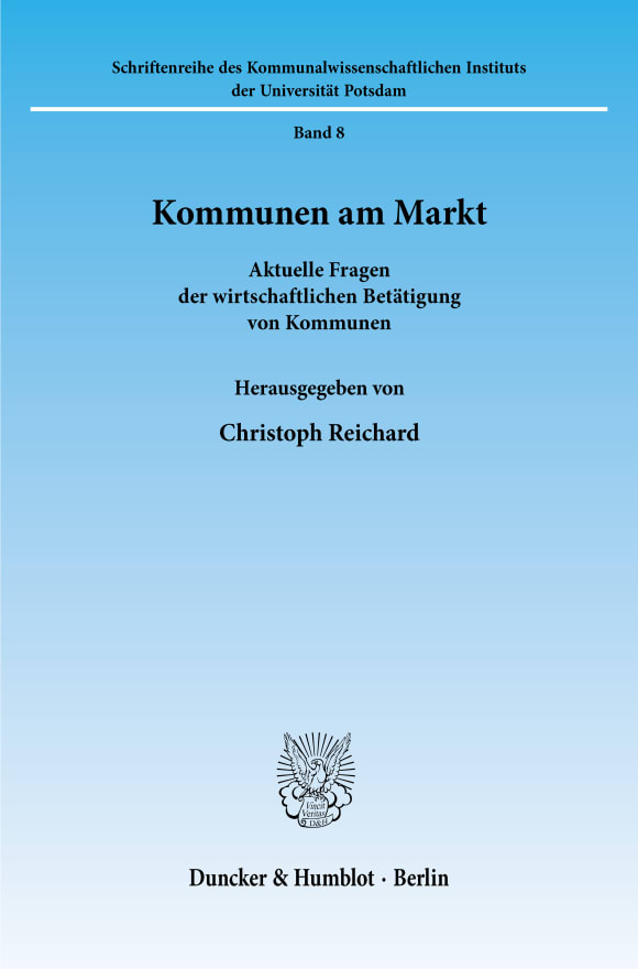 Cover Kommunen am Markt