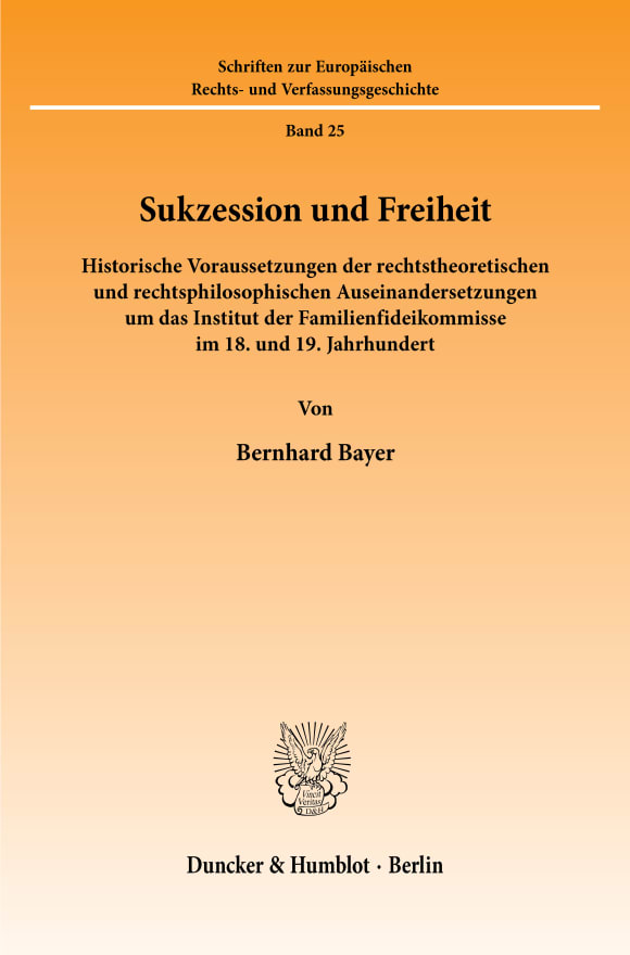 Cover Sukzession und Freiheit