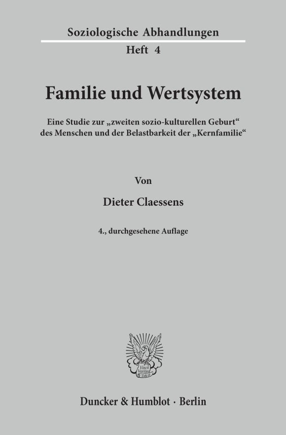 Cover Familie und Wertsystem