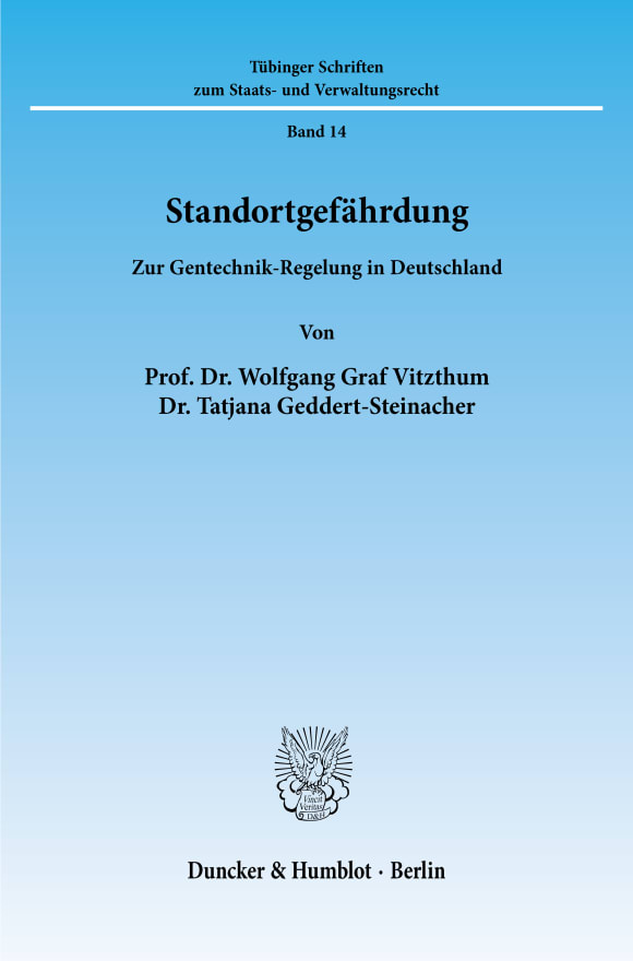 Cover Standortgefährdung