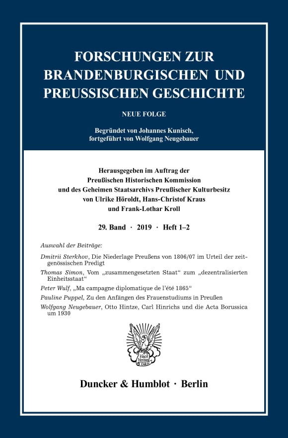 Cover FBPG 1–2/2019