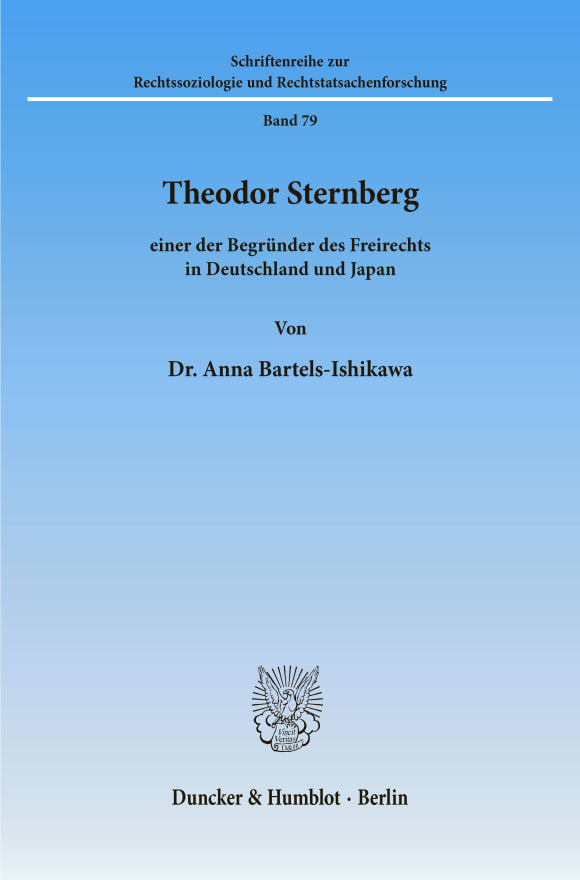 Cover Theodor Sternberg –