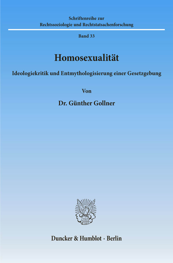 Cover Homosexualität