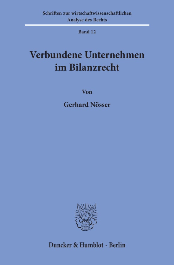 Cover Verbundene Unternehmen im Bilanzrecht