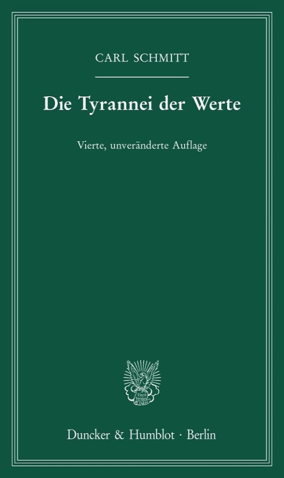 Cover Die Tyrannei der Werte