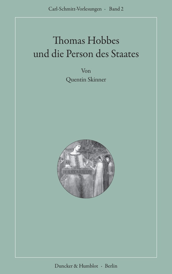 Cover Thomas Hobbes und die Person des Staates