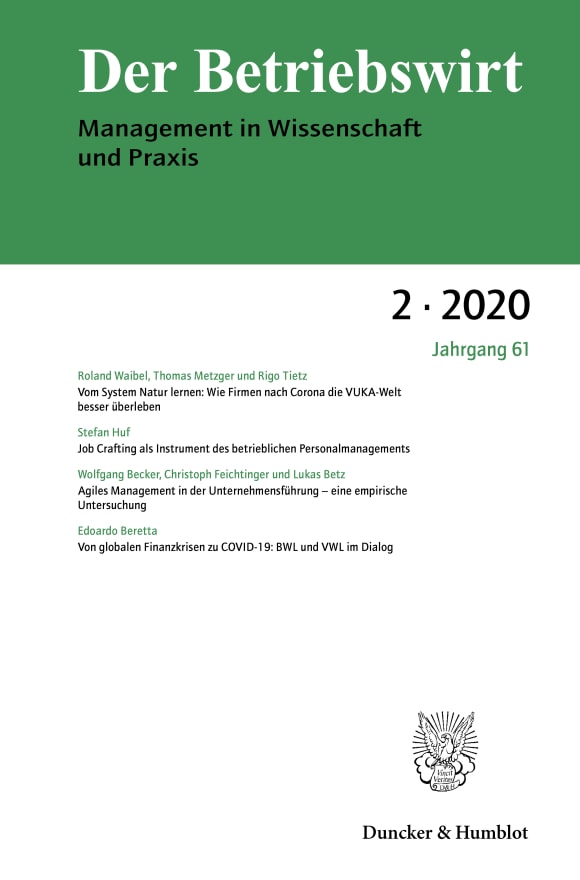 Cover DBW 2/2020