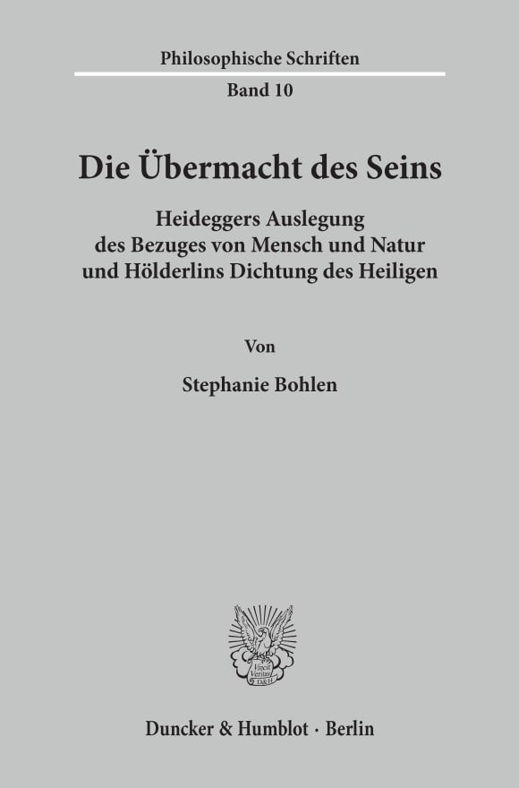 Cover Die Übermacht des Seins