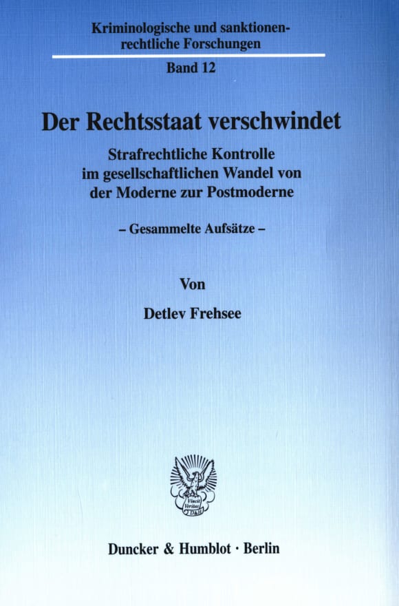 Cover Der Rechtsstaat verschwindet