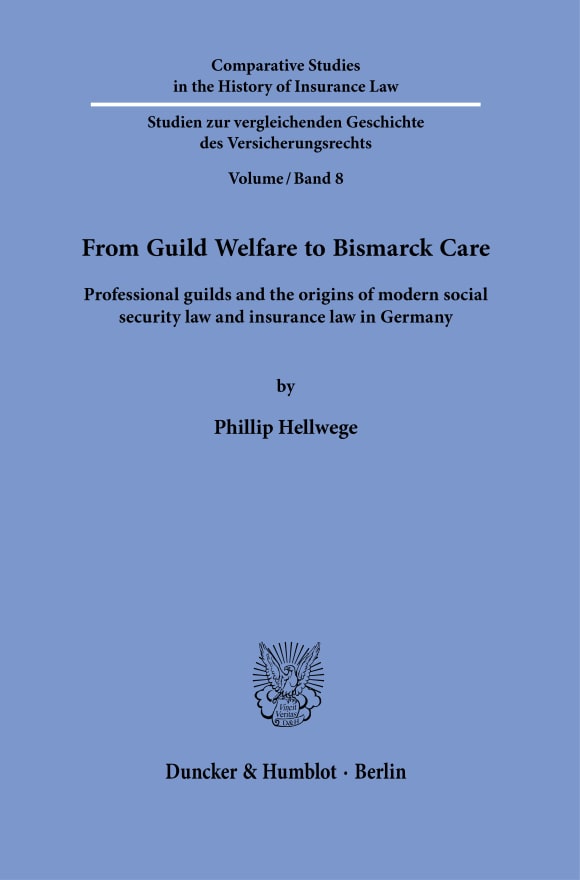 Cover From Guild Welfare to Bismarck Care