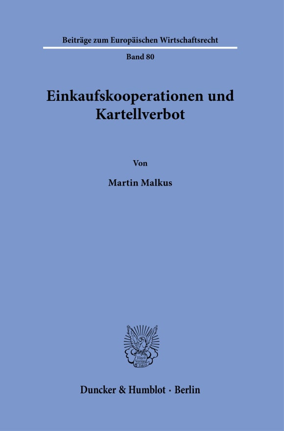 Cover Einkaufskooperationen und Kartellverbot