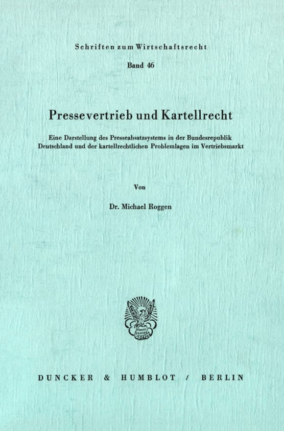 Cover Pressevertrieb und Kartellrecht