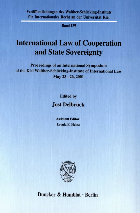 Cover International Law of Cooperation and State Sovereignty