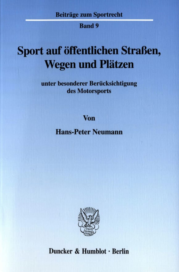 Cover Sport auf öffentlichen Straßen, Wegen und Plätzen