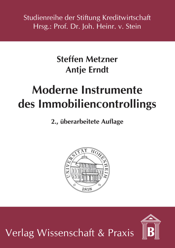 Cover Moderne Instrumente des Immobiliencontrollings