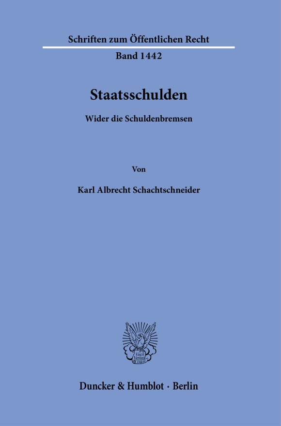 Cover Staatsschulden