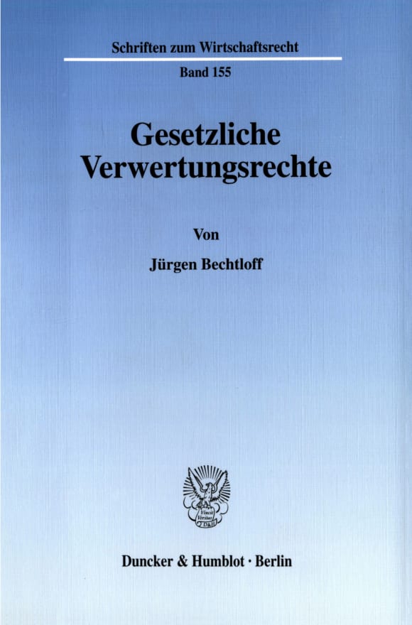 Cover Gesetzliche Verwertungsrechte