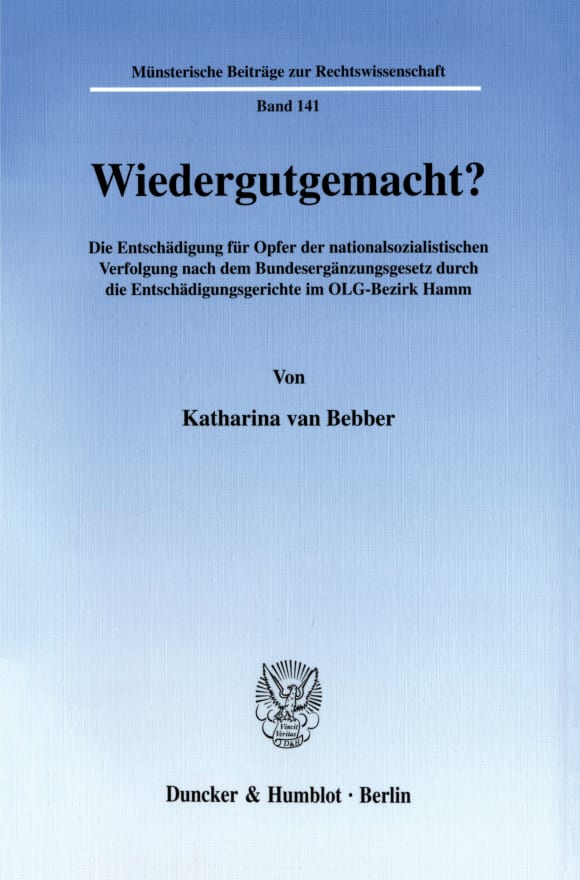 Cover Wiedergutgemacht?