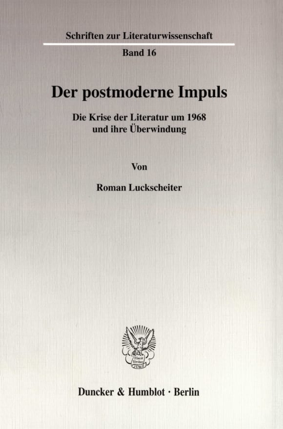 Cover Der postmoderne Impuls