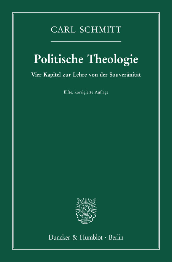 Cover Politische Theologie