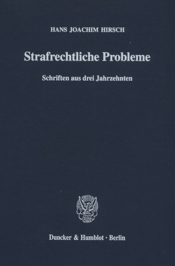 Cover Strafrechtliche Probleme