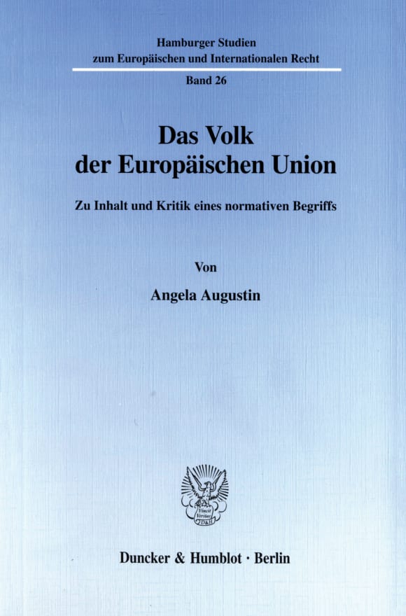 Cover Das Volk der Europäischen Union