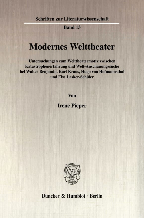 Cover Modernes Welttheater