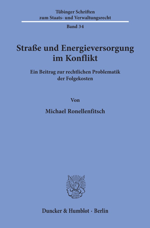 Cover Straße und Energieversorgung im Konflikt