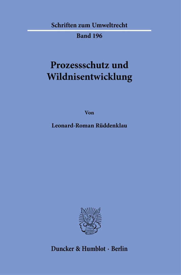 Cover Prozessschutz und Wildnisentwicklung