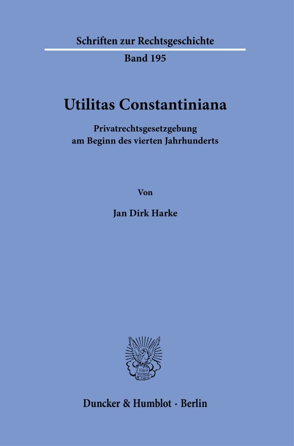 Cover Utilitas Constantiniana