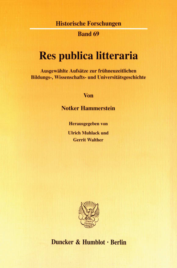 Cover Res publica litteraria