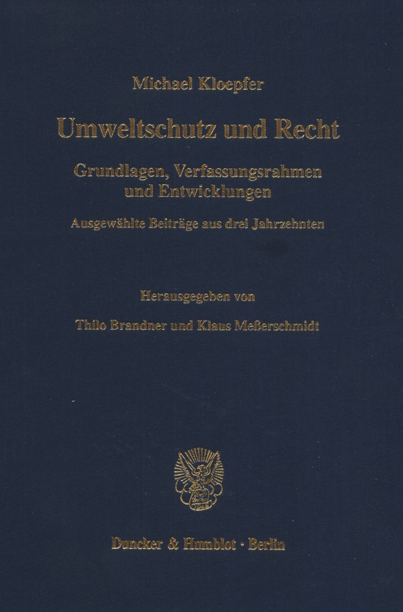 Cover Umweltschutz und Recht