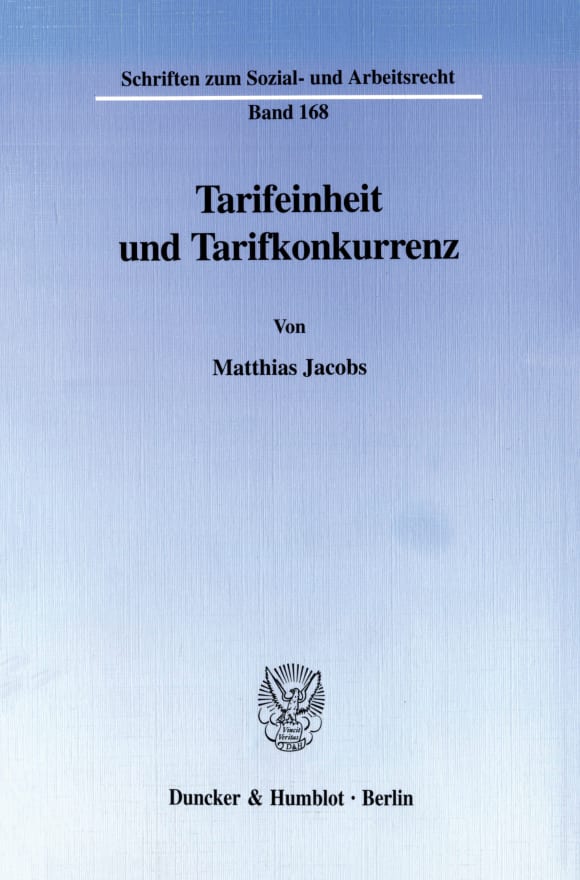 Cover Tarifeinheit und Tarifkonkurrenz