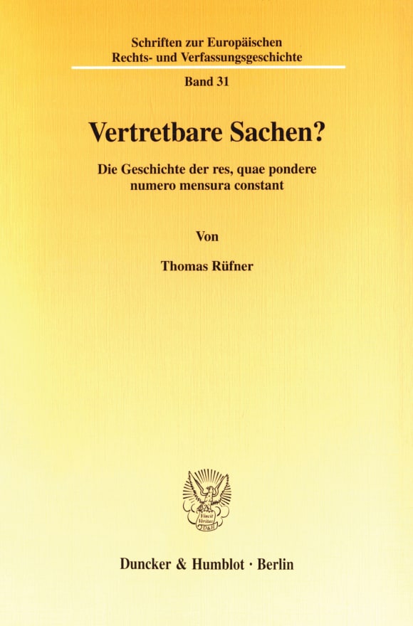 Cover Vertretbare Sachen?