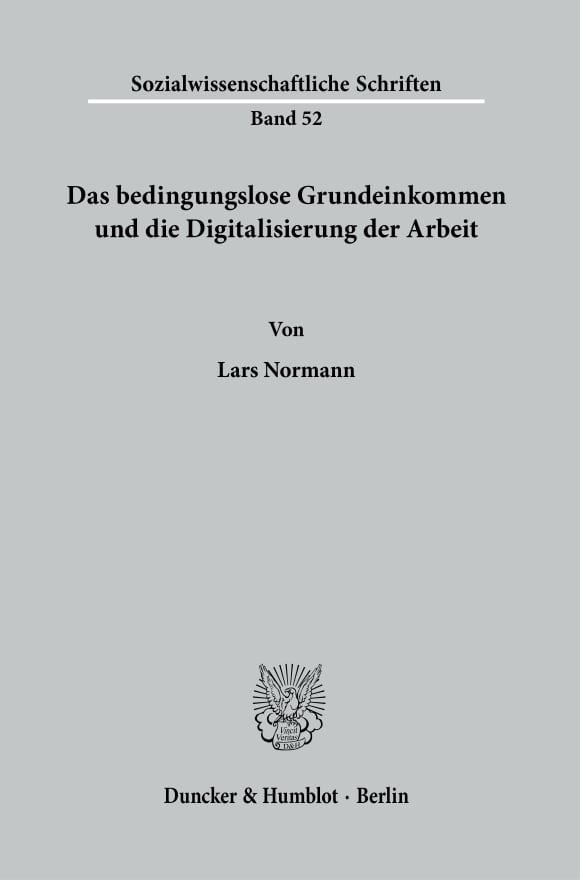 Cover Sozialwissenschaftliche Schriften (SOS)