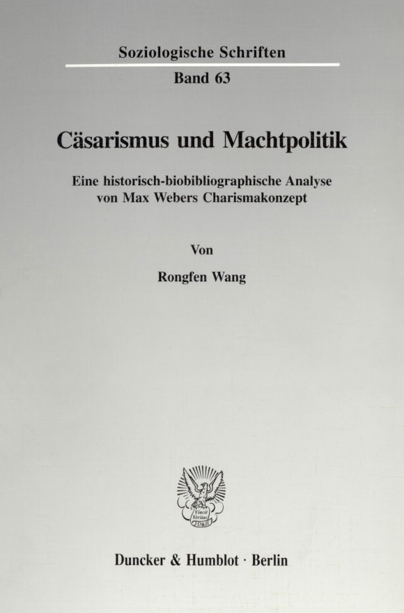 Cover Cäsarismus und Machtpolitik