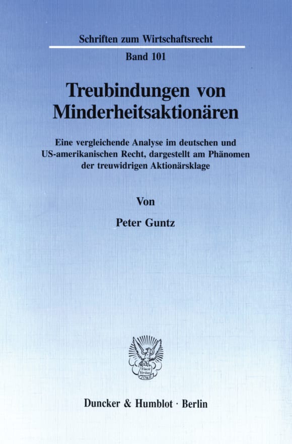 Cover Treubindungen von Minderheitsaktionären