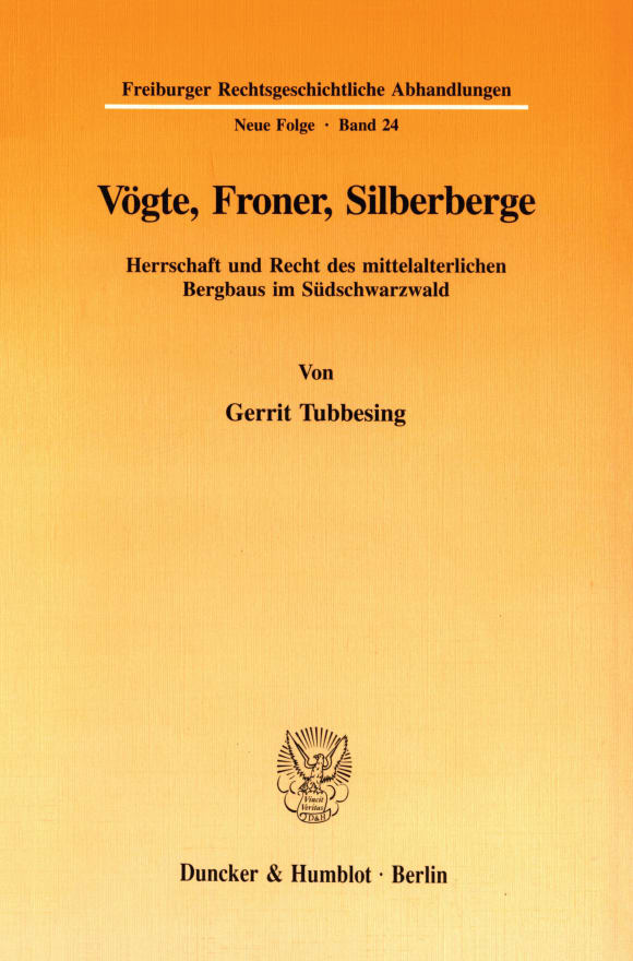 Cover Vögte, Froner, Silberberge