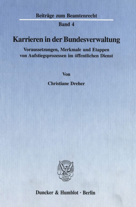 Cover Karrieren in der Bundesverwaltung