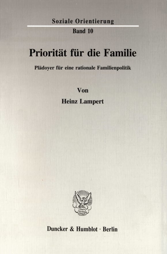 Cover Priorität für die Familie