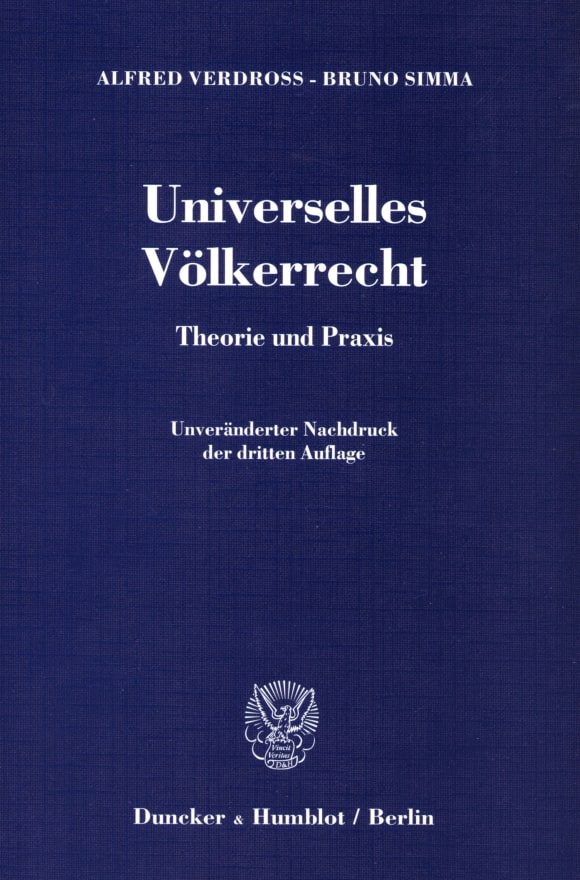 Cover Universelles Völkerrecht