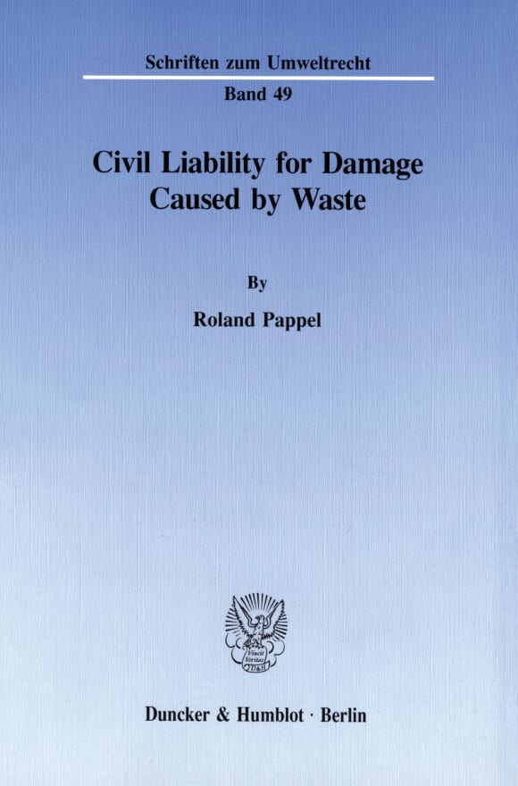 Cover Civil Liability for Damage Caused by Waste