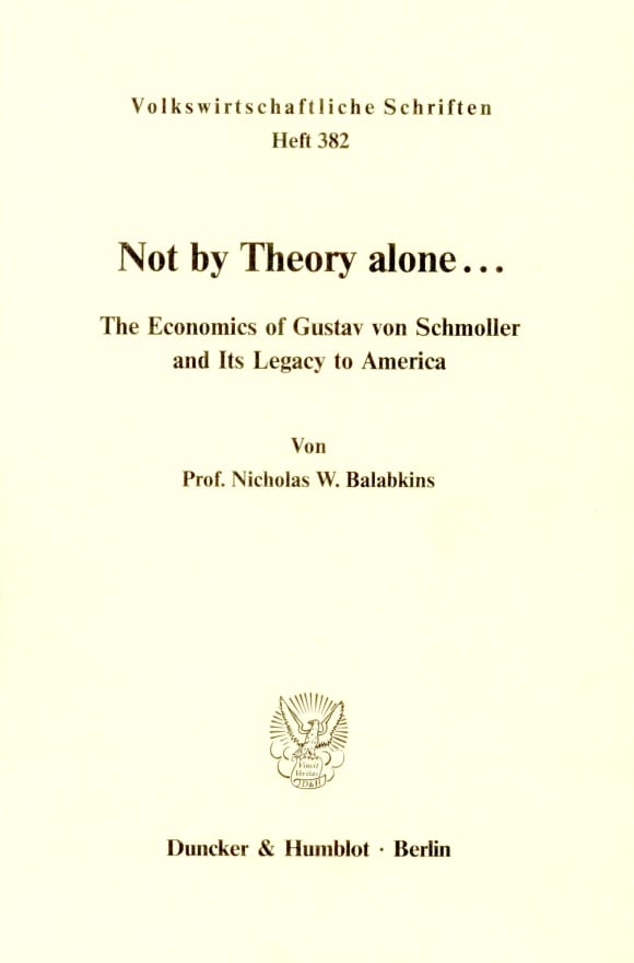 Cover Not by Theory alone ..