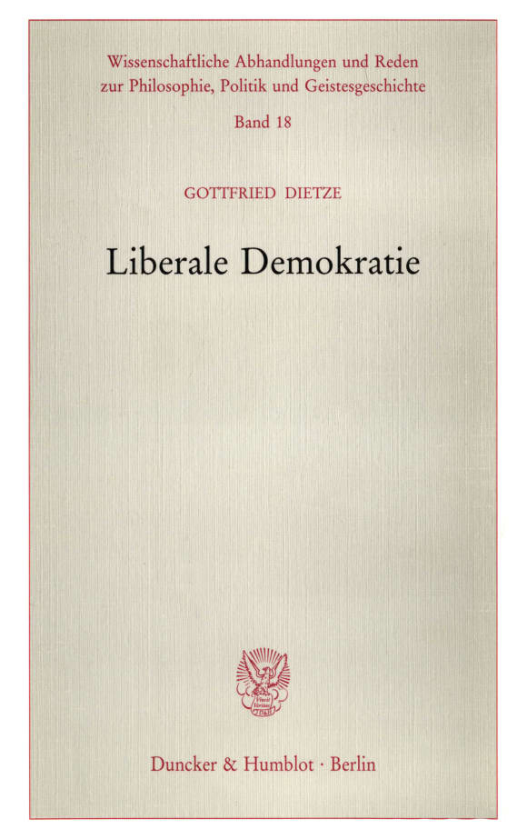 Cover Liberale Demokratie