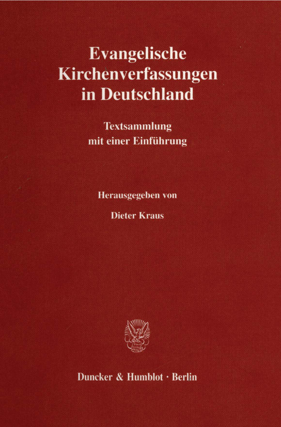 Cover Evangelische Kirchenverfassungen in Deutschland