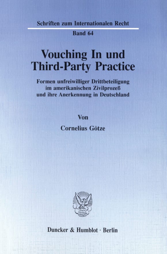 Cover Vouching In und Third-Party Practice