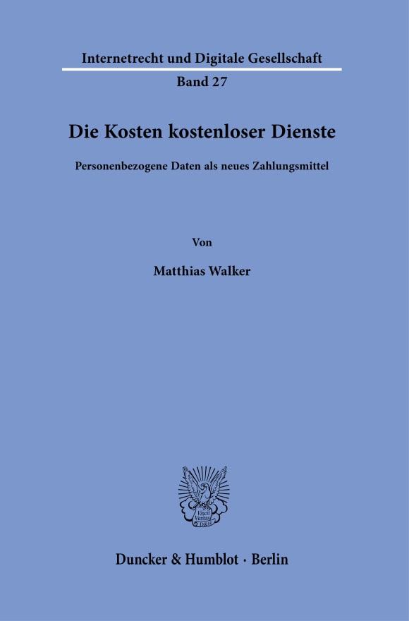 Cover Die Kosten kostenloser Dienste