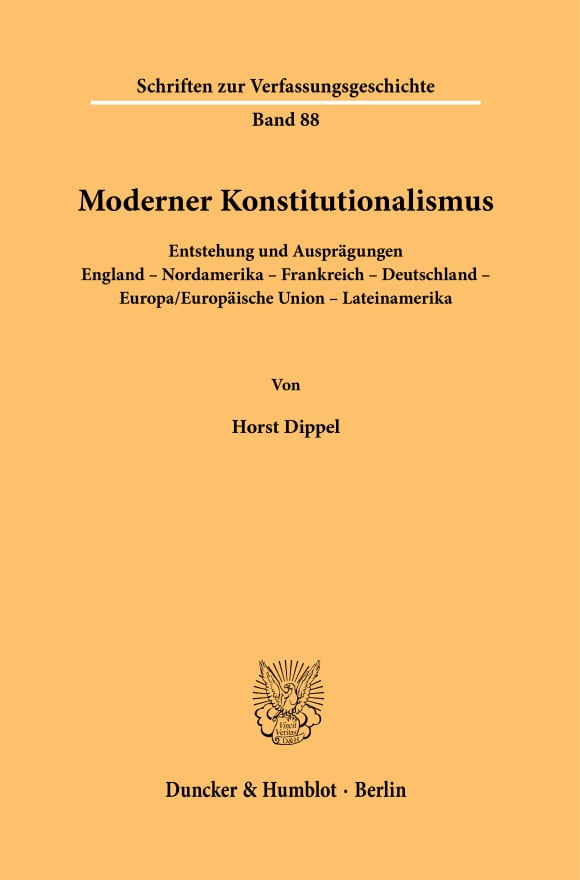 Cover Moderner Konstitutionalismus