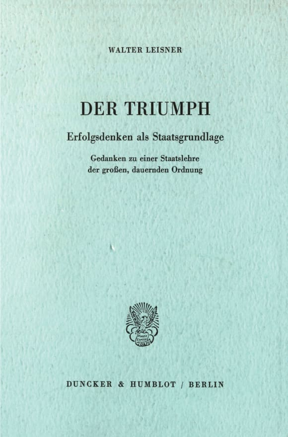 Cover Der Triumph